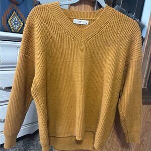 Mustard Yellow Knit Sweater